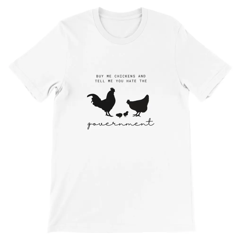 Buy me chickens (S, White)